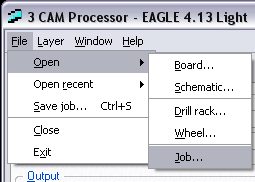 Conferência dos arquivos no CAM Processor