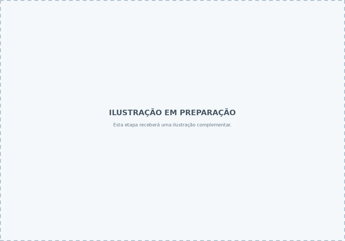 Ilustração em preparação para esta etapa