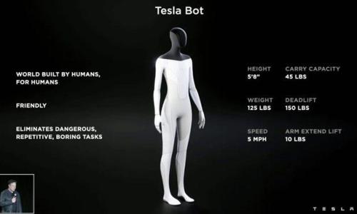 Tesla anuncia o Tesla Bot, um robô humanoide para tarefas manuais Tesla anuncia o Tesla Bot, um robô humanoide para tarefas manuais